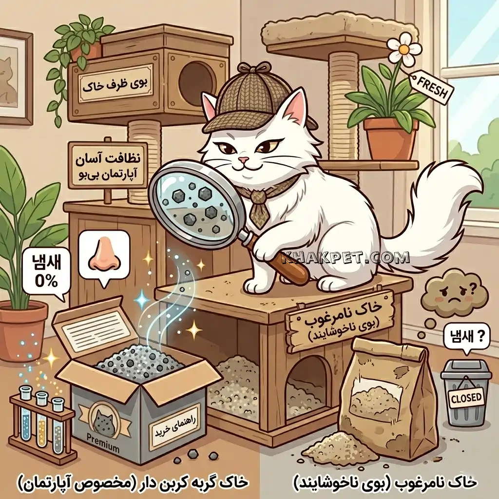راهنمای جامع خرید خاک گربه