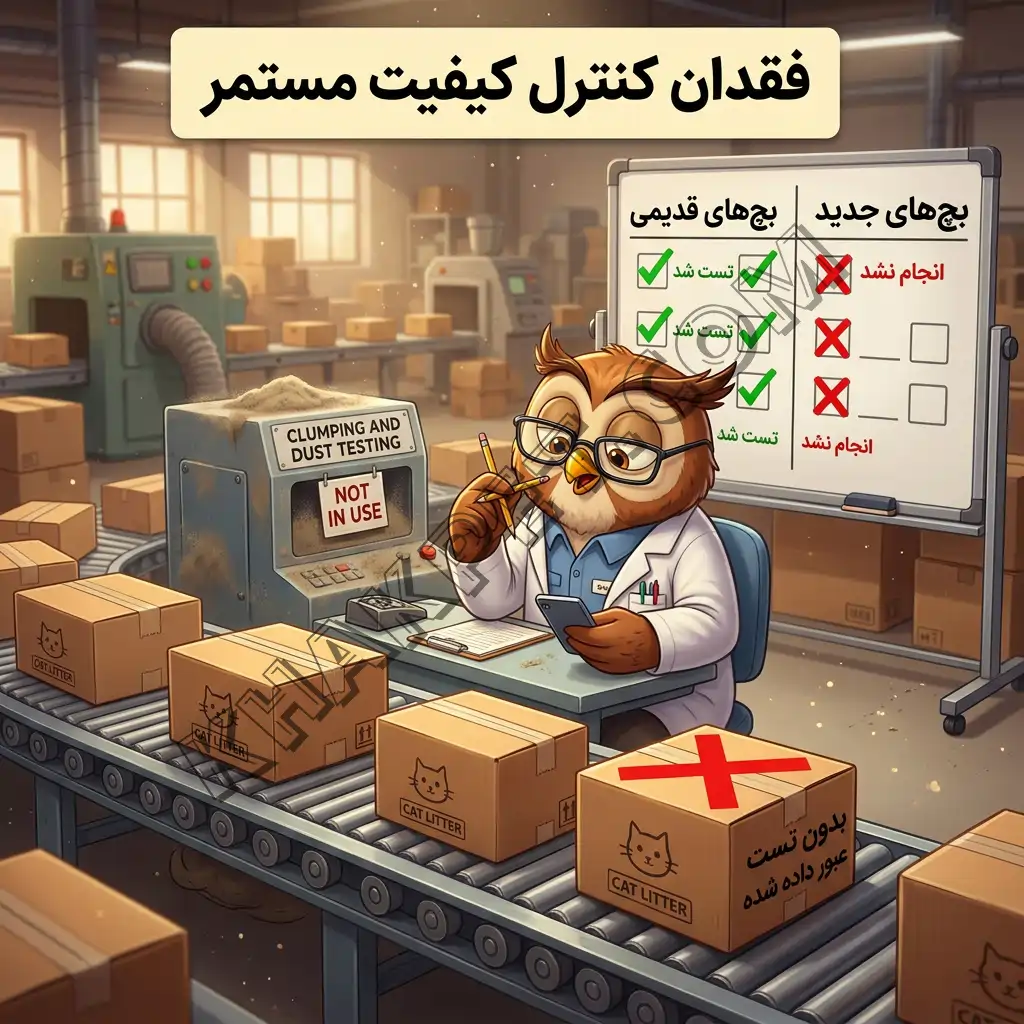 افت کیفیت خاک گربه