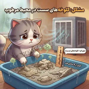 علت تفاوت خاک گربه